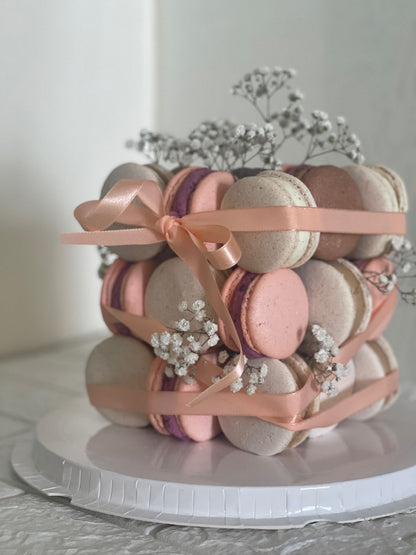 Macaron Cube Cake