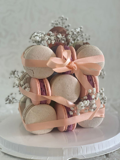 Macaron Cube Cake