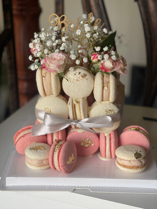 Macaron Cube Cake